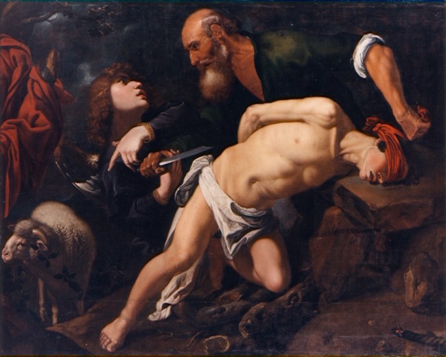 Il sacrificio di Isacco di Pedro de Orrente 1600 c