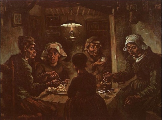 I mangiatori di patate di Van Gogh - 1885