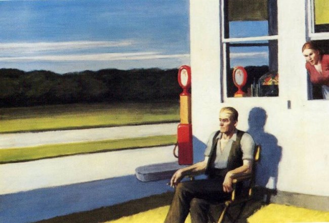 Four Lane Road di Edward Hopper -1923