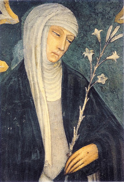 Santa Caterina da Siena, affresco di Andrea Vanni (1330-1414)
